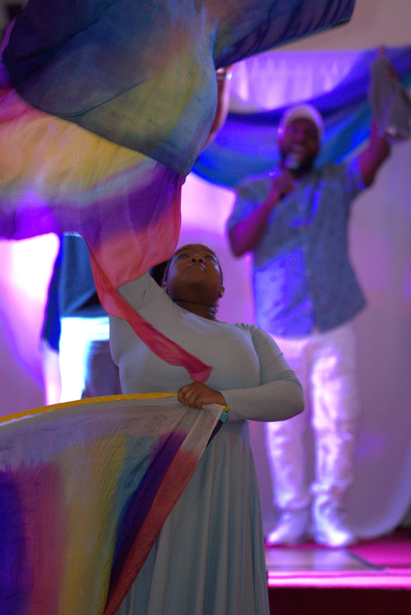 Worship flags at The Seekers Gathering
